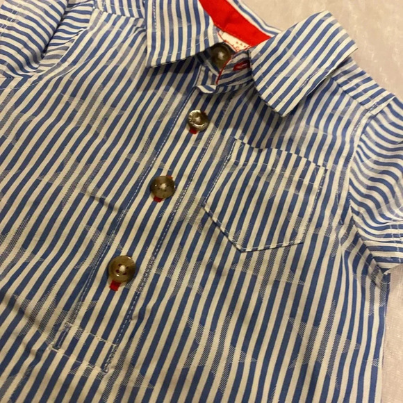 Cat & Jack striped romper, one piece 0 to 3 months - Picture 4 of 6